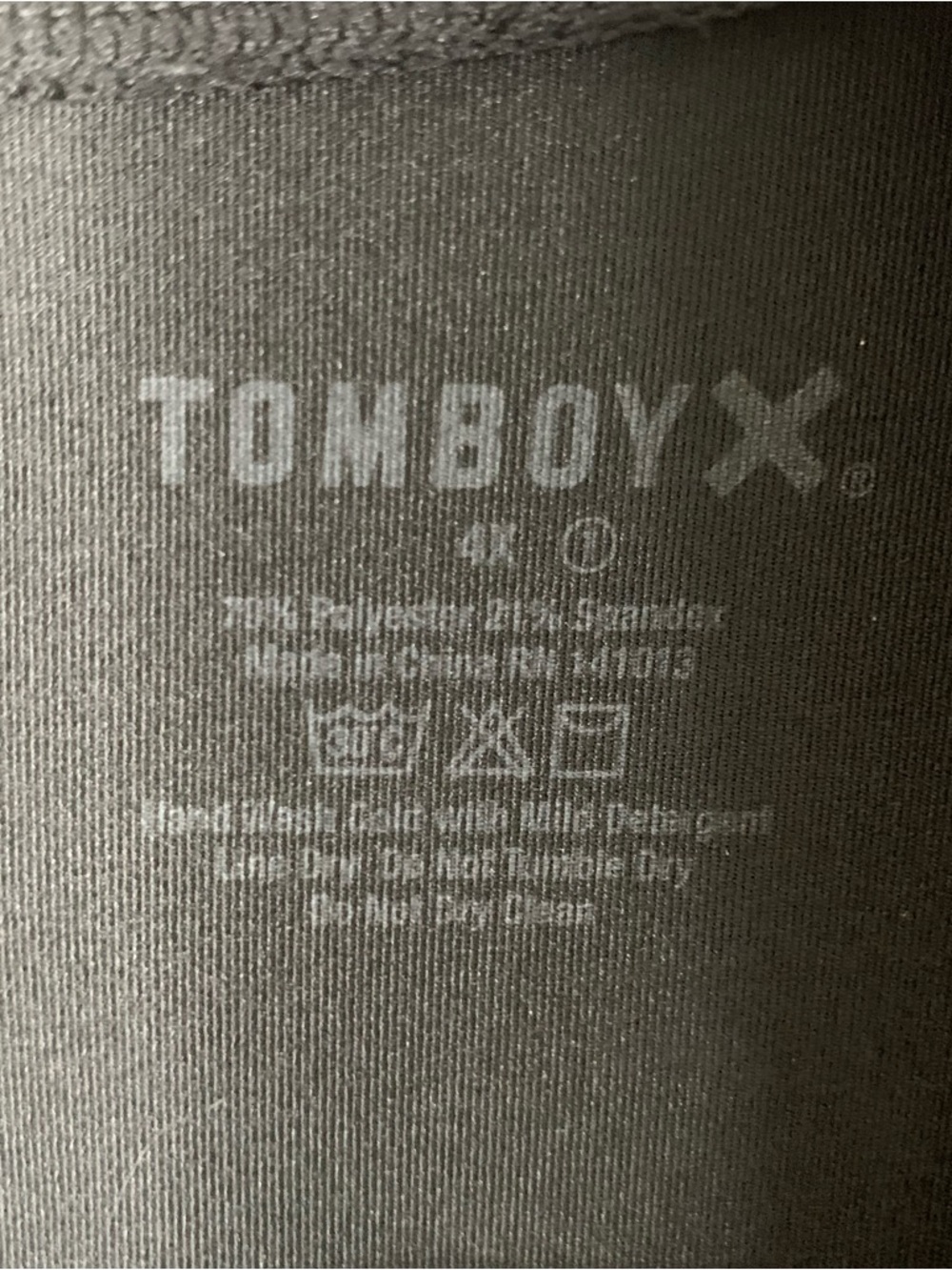 TomboyX Swim 6″ Unisuit – Black With Orange Yellow & Blue Stripes 4X - Picture 6 of 9